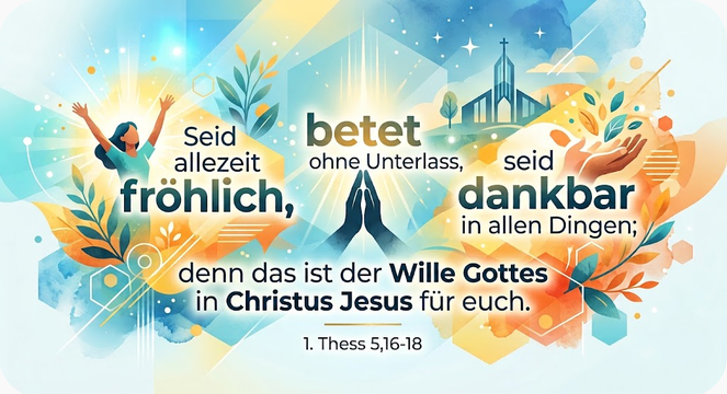 1. Thess 5,16-18